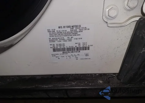 2021 Ford Ecosport Se из США, поврежденный, VIN MAJ6S3GL5MC410728